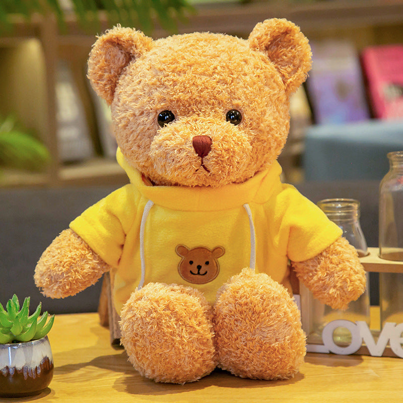 Teddy bear doll wholesale sweater plush toy pillow cloth doll wedding gift Valentine's Day gift