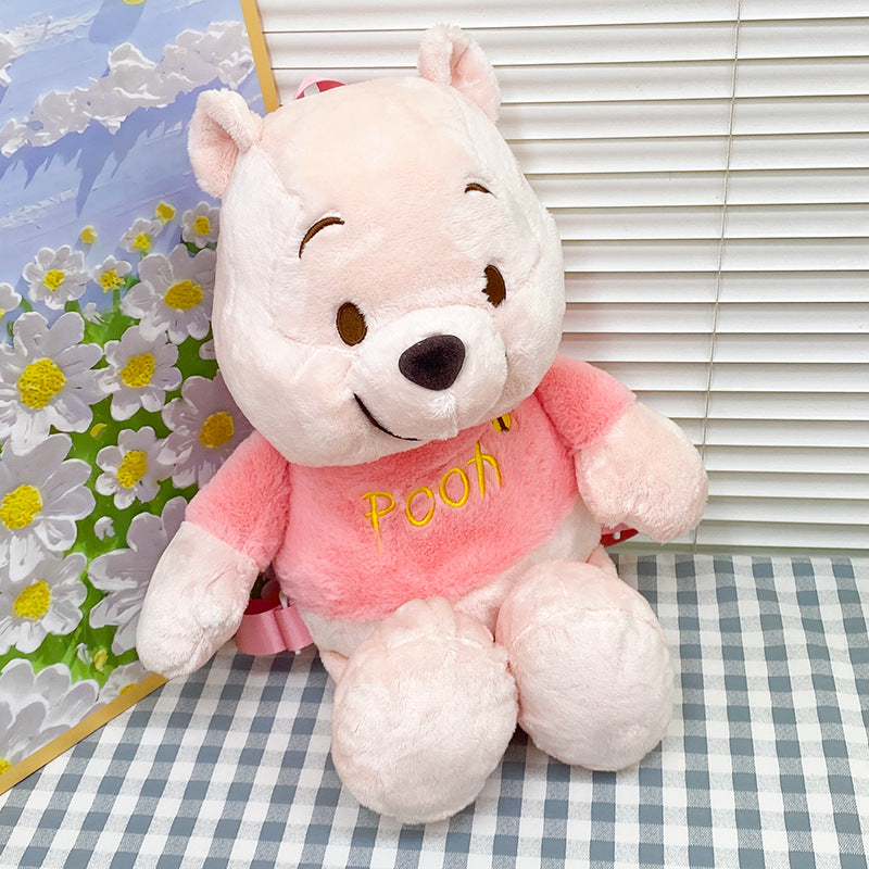 Disney Winnie the Pooh Strawberry Bear Stitch Snorlax Plush bags