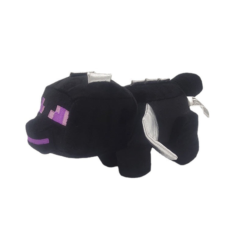My world plush toys Ender Dragon Turtle Sitting Creeper Zombie Parrot Doll Dolphin Salamander Doll