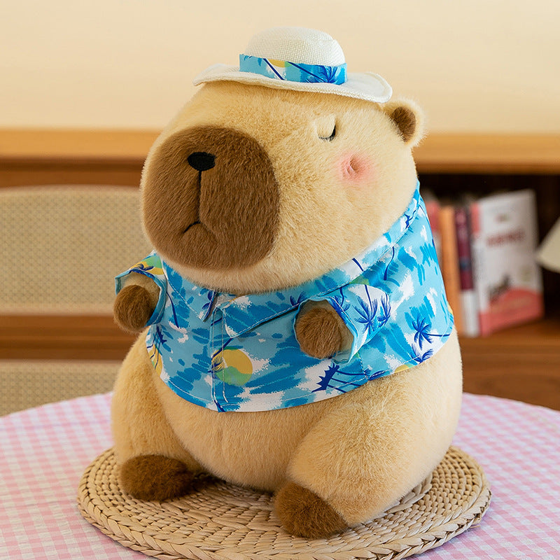 French fries capybara doll plush toy turtle capybara doll doll ugly cute doll birthday gift girl