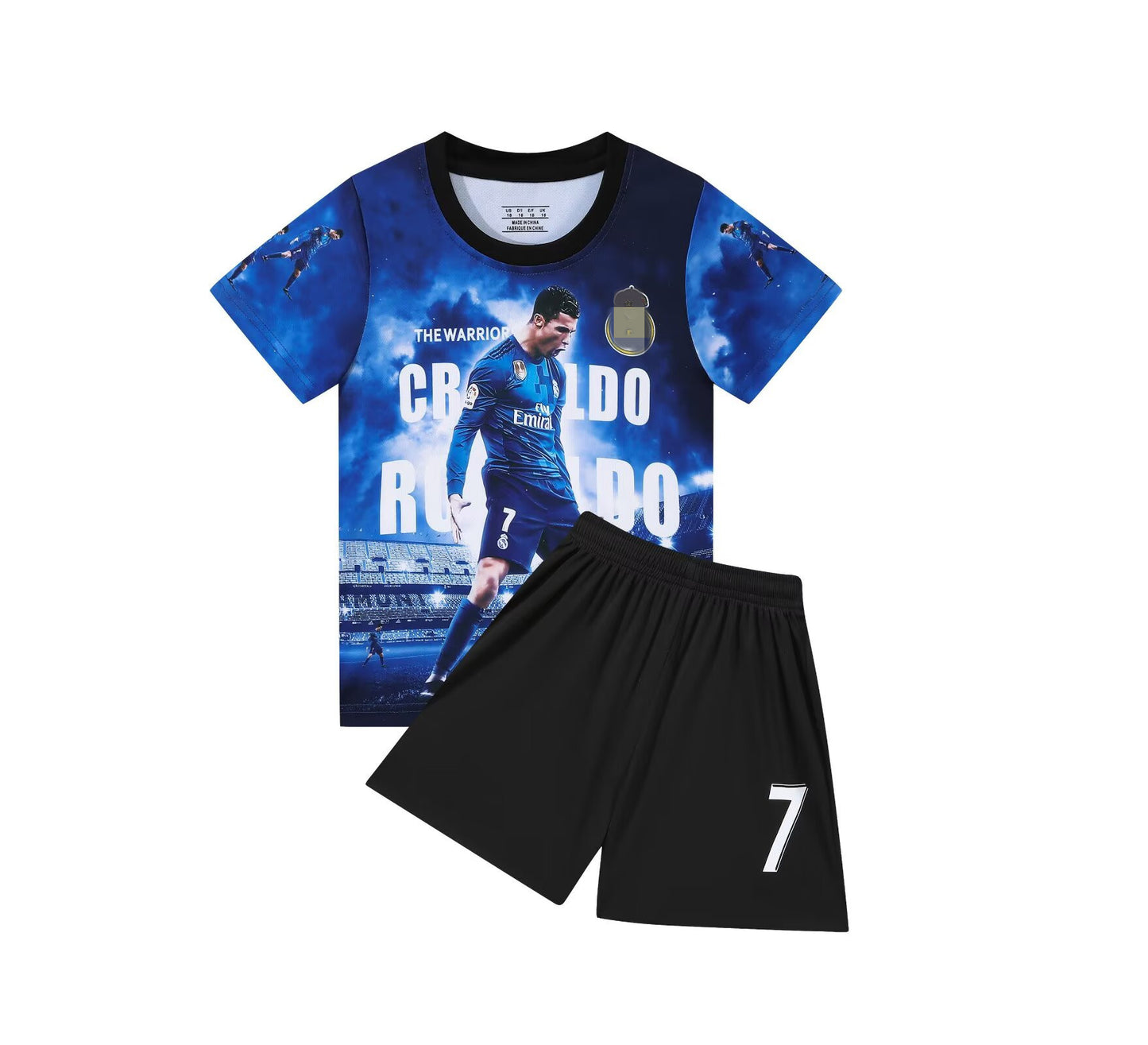25-26 Royal M Cailan Special Edition No. 7 Football Jersey Children's Team Jersey Jersey 14-30