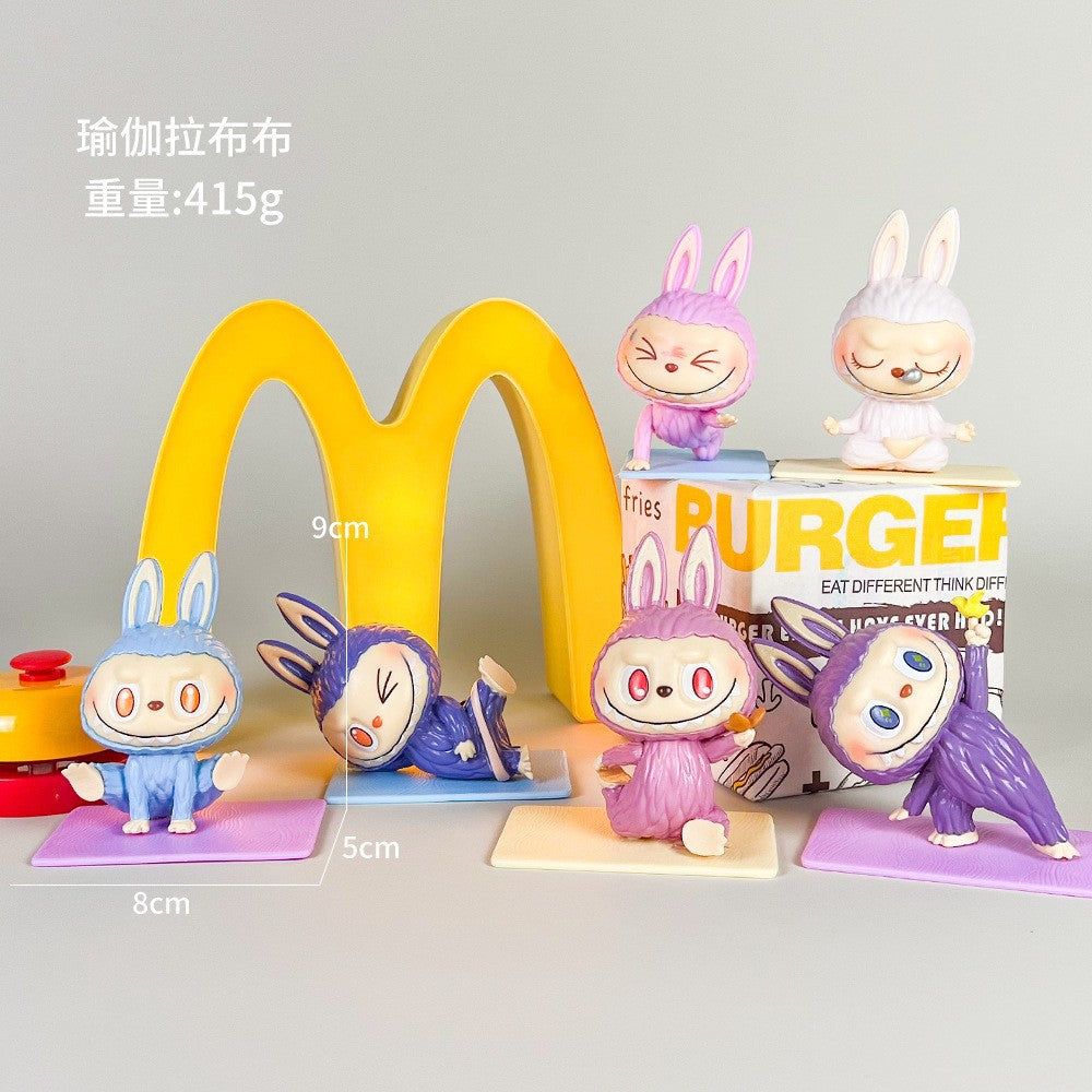 Sonny Angel figure car phone sticker cheek support blind box set decoration Cupid trendy play anime