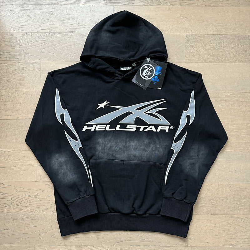 American fashion brand hooded loose men's hooded sweatshirt foreign trade street casual jacket women's hoodie suit
