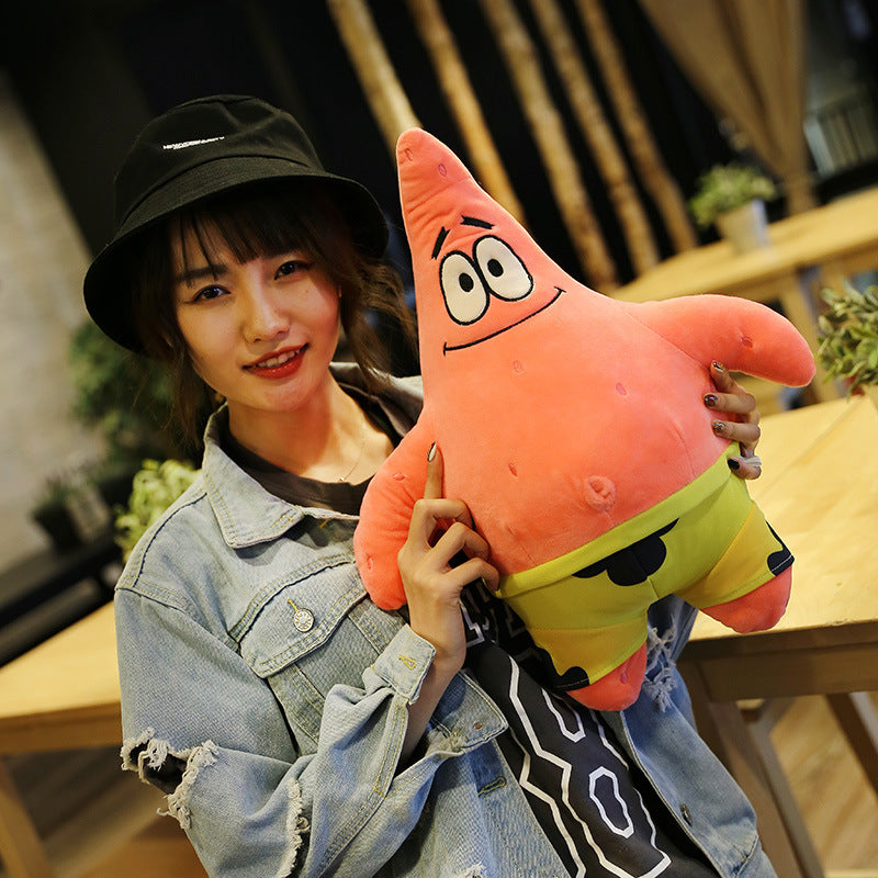 SpongeBob SquarePants Patrick Star Doll Plush Toy Ragdoll Children's Birthday Gift Girl Pillow