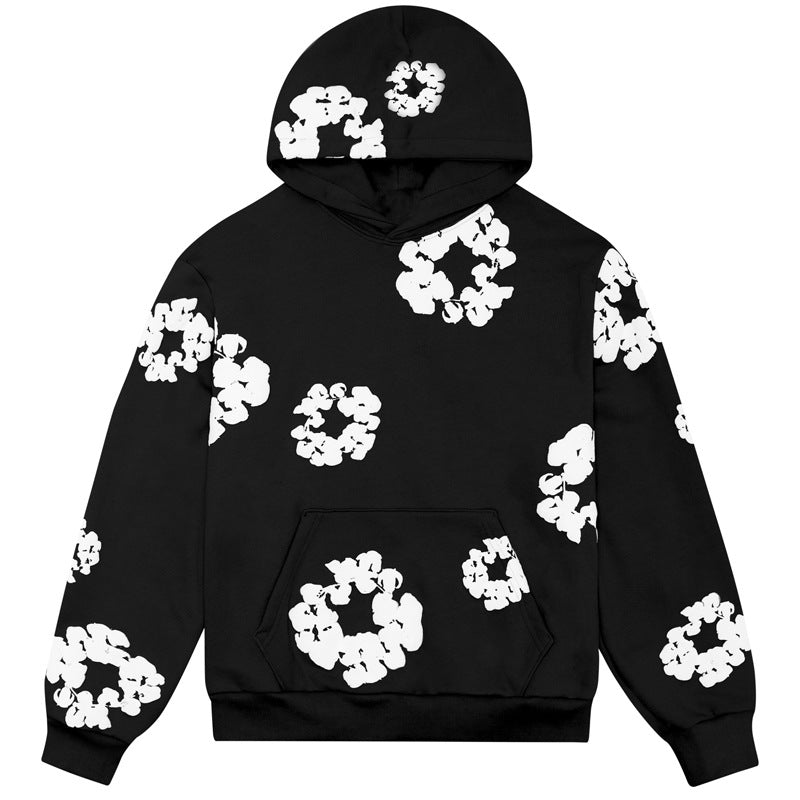 2025 fashion trend printed loose sweatshirt Y2K hip-hop street wear men and women pullover casual hoodies