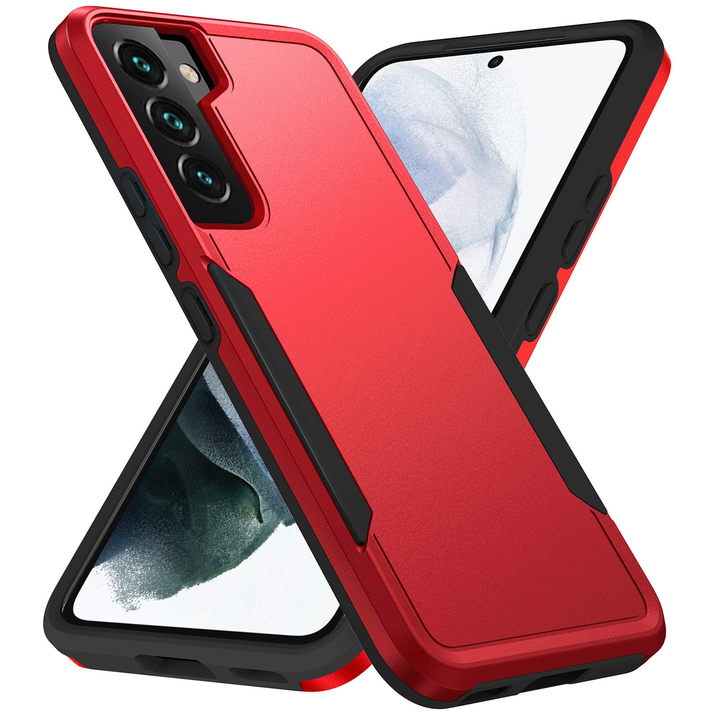 For Samsung S22 Ultra flat two-in-one anti-fall Phone Case For Samsung S21