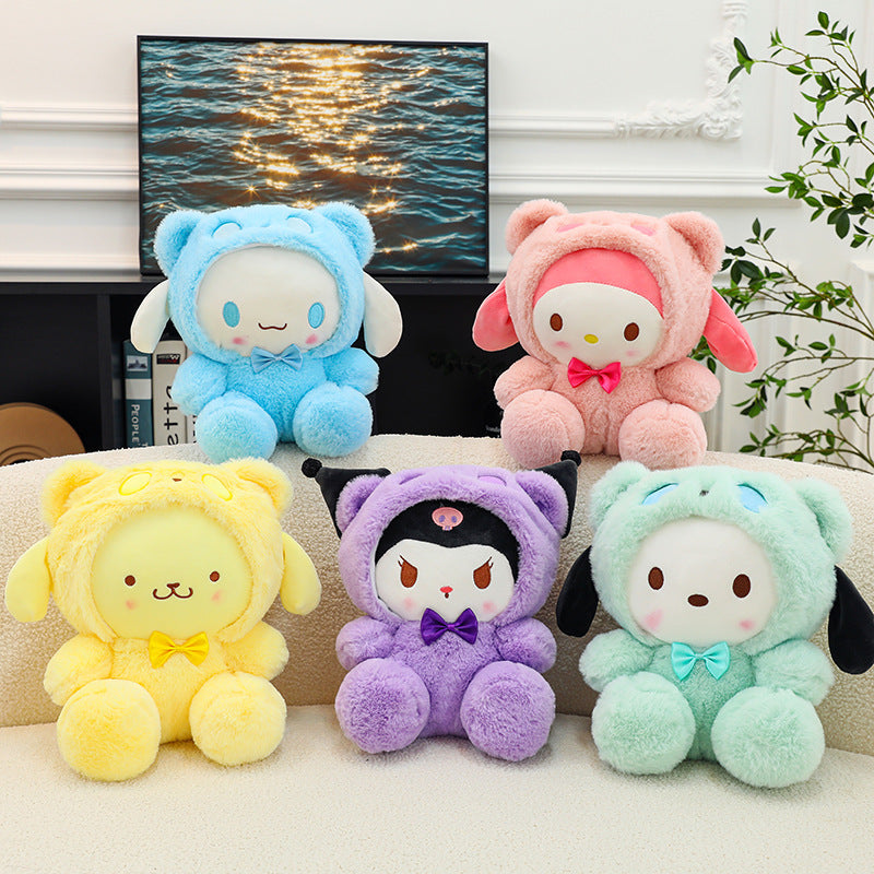 Hot Sanrio Transformation Series HelloKitty Kuromi Melody Plush Toys