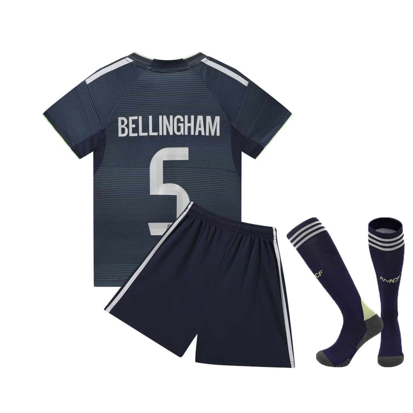25-26 Royal M Away Royal Blue No. 5 Club Football Jersey Children's Team Jersey Jersey 14-30