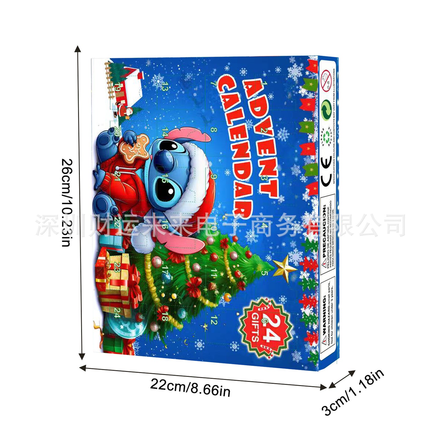 2025 Christmas Advent Calendar Lilo & Stitch Blind Box 24-day Countdown