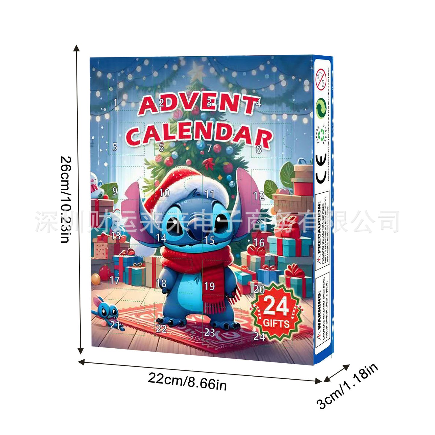 2025 Christmas Advent Calendar Lilo & Stitch Blind Box 24-day Countdown