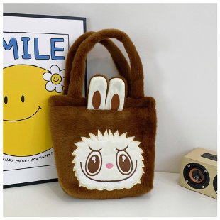 Labubu messenger bag labubu cartoon backpack coin purse children's female plush bag