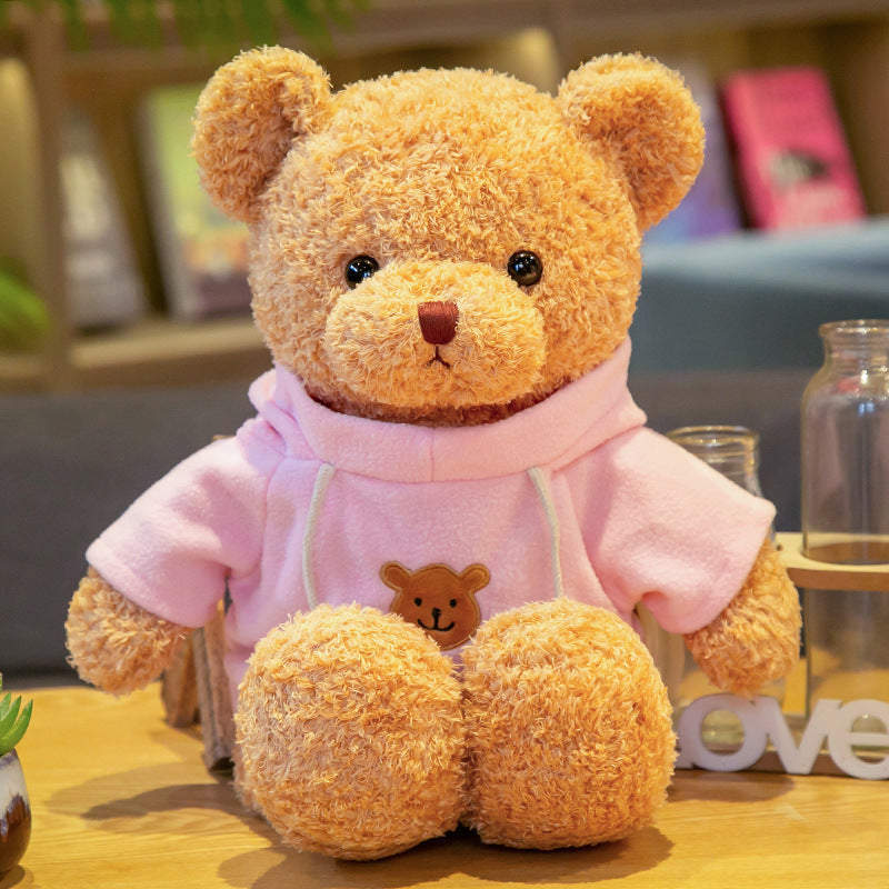 Teddy bear doll wholesale sweater plush toy pillow cloth doll wedding gift Valentine's Day gift