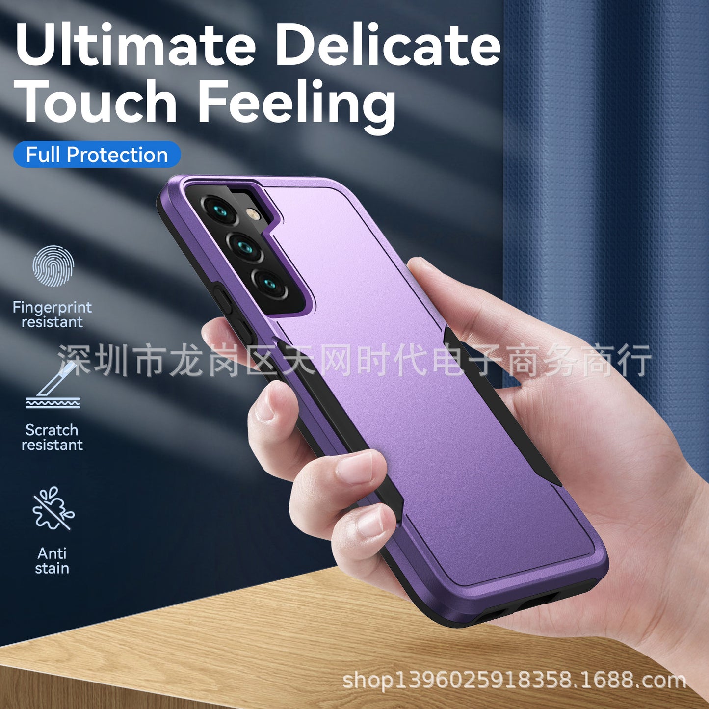 For Samsung A15 flat two-in-one anti-fall Phone Case For Samsung A series