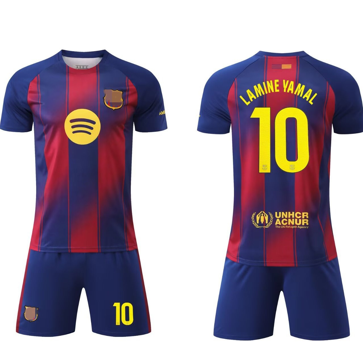25-26 Pakistan S home No. 10 Yamal football uniform children's adult team uniform jersey size 14-3XL