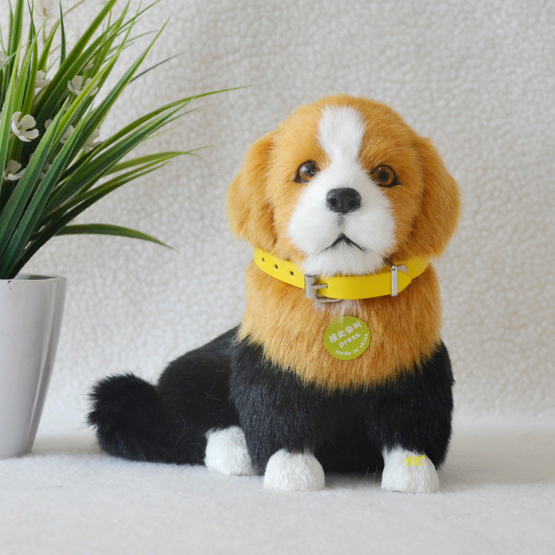 Simulation animal model will be called creative gift home decoration handicrafts will be called beagle