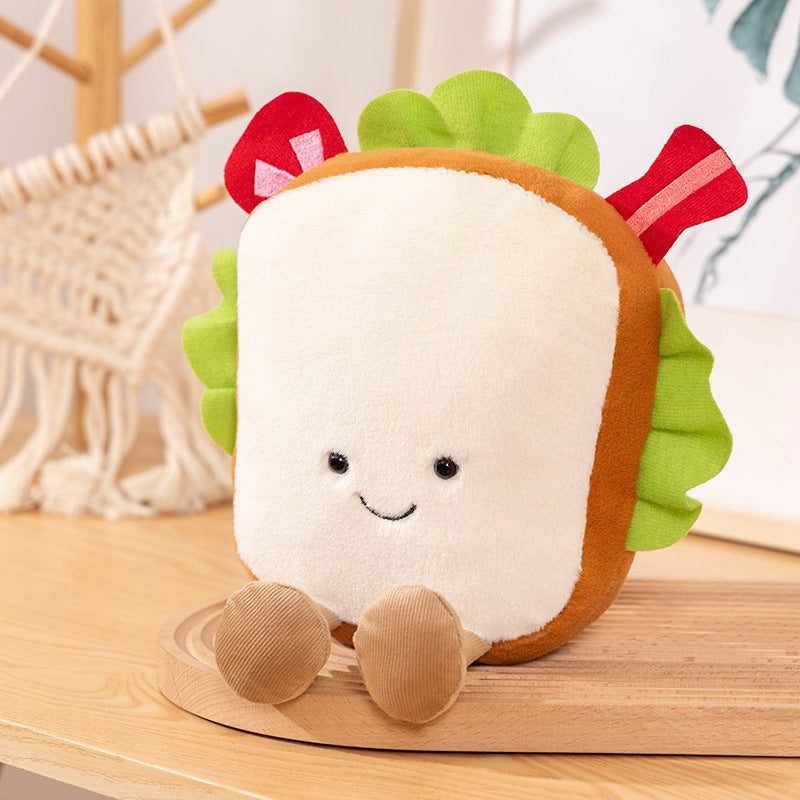 jelly cats fun bread story plush toy doll manufacturers wholesale snacks pillow grab machine doll gift