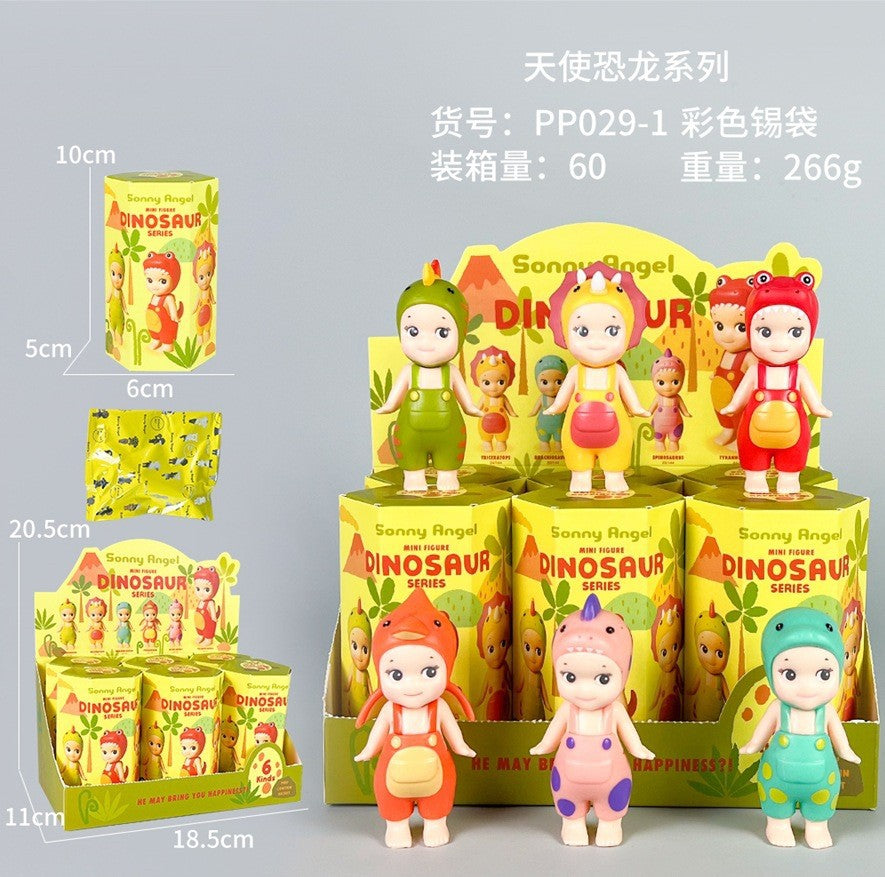Sonny Papa Angel Figure Car Phone Sticker Cheek Support Blind Box Set Decorations