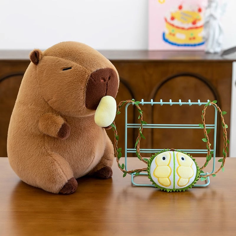 French fries capybara doll plush toy turtle capybara doll doll ugly cute doll birthday gift girl