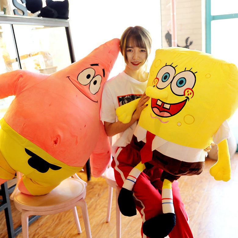 SpongeBob SquarePants Patrick Star Doll Plush Toy Ragdoll Children's Birthday Gift Girl Pillow