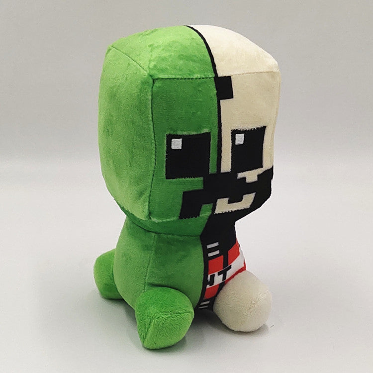 My world plush toys Ender Dragon Turtle Sitting Creeper Zombie Parrot Doll Dolphin Salamander Doll
