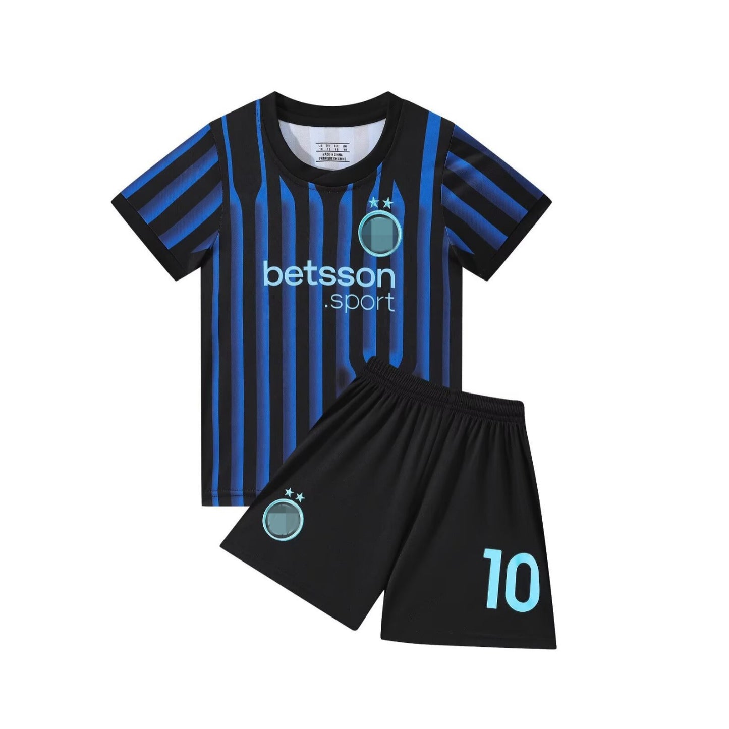 25-26 Guo M home No. 10 football uniform children's team uniform jersey size 14-30