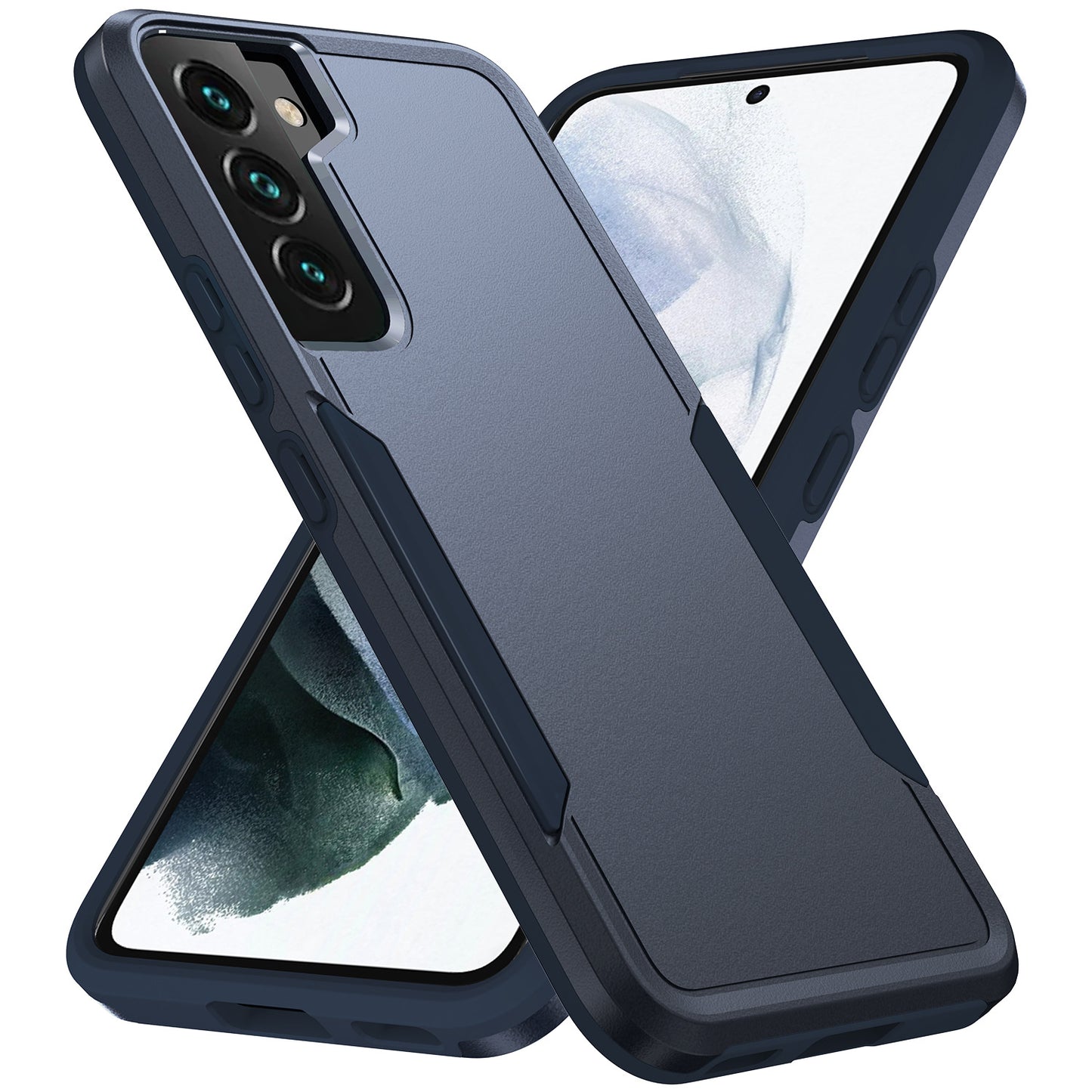 For Samsung S22 Ultra flat two-in-one anti-fall Phone Case For Samsung S21