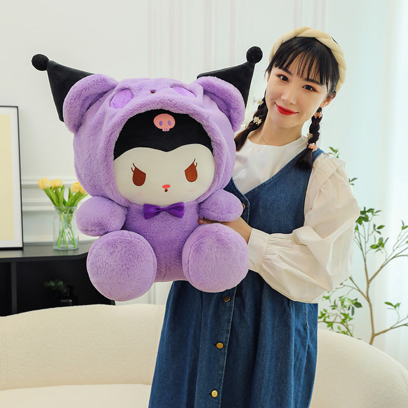 Hot Sanrio Transformation Series HelloKitty Kuromi Melody Plush Toys