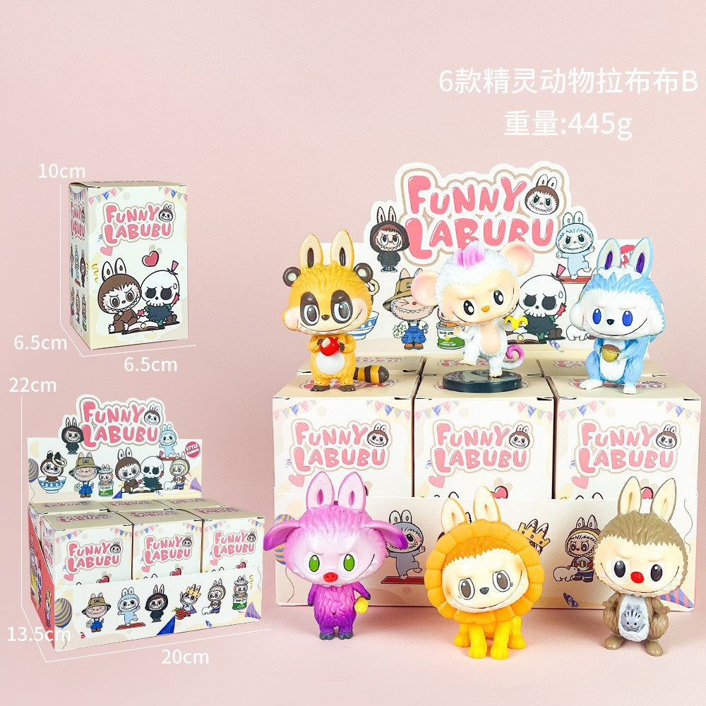 Sonny Angel figure car phone sticker cheek support blind box set decoration Cupid trendy play anime