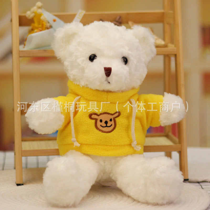 Teddy bear doll wholesale sweater plush toy pillow cloth doll wedding gift Valentine's Day gift