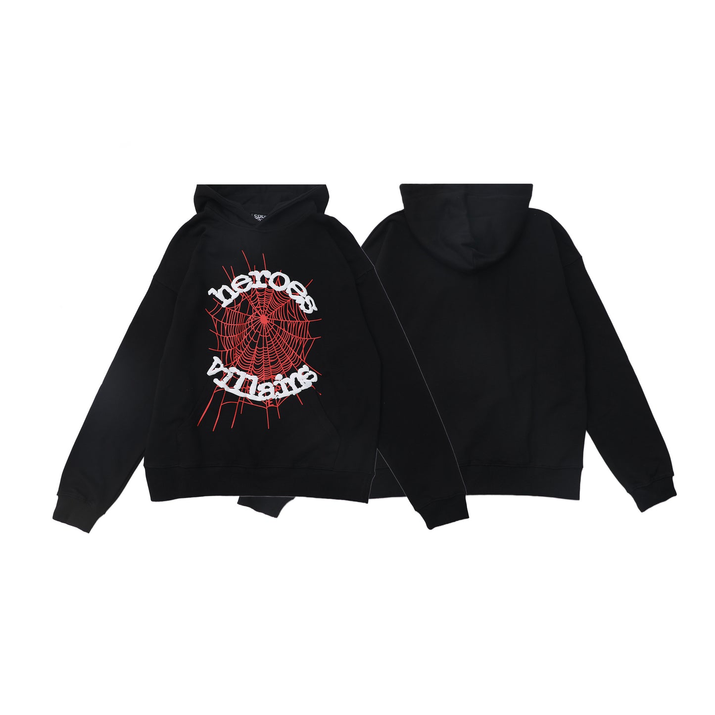 American fashion brand Sp5der 555 star foam print pure cotton hoodie sweater pants suit for men and women
