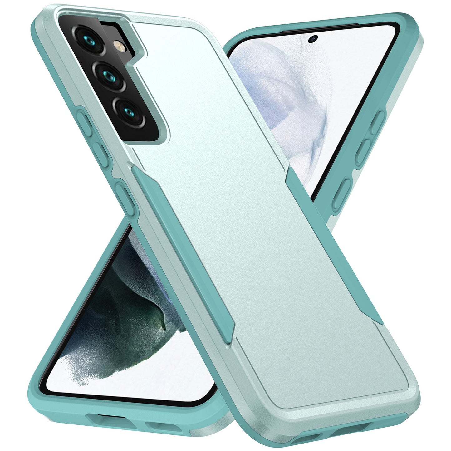 For Samsung S22 Ultra flat two-in-one anti-fall Phone Case For Samsung S21