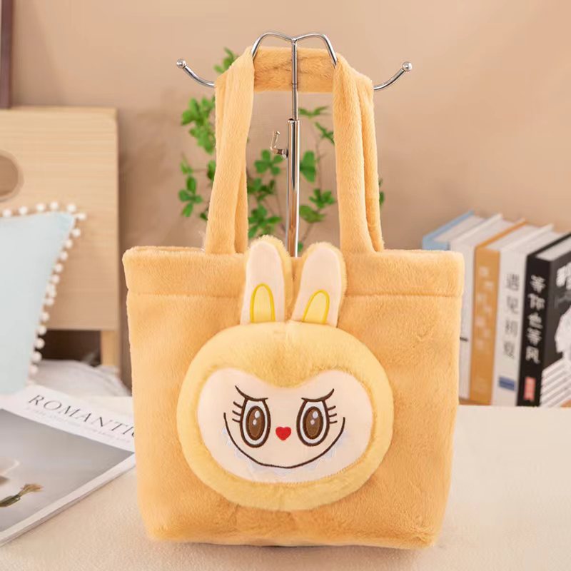 Labubu messenger bag labubu cartoon backpack coin purse children's female plush bag