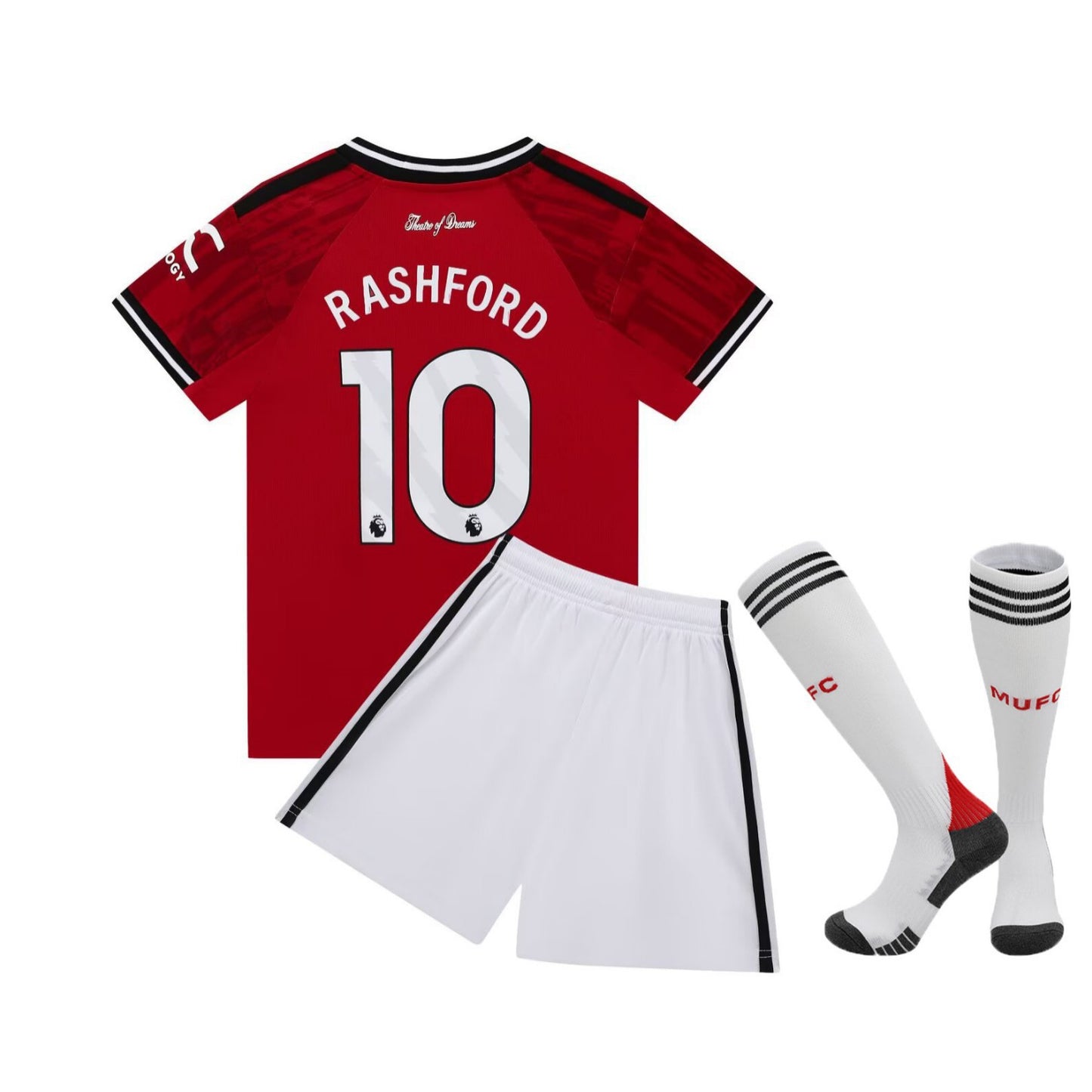 25-26 Manchester L home No. 10 football uniform children's team uniform jersey size 14-30