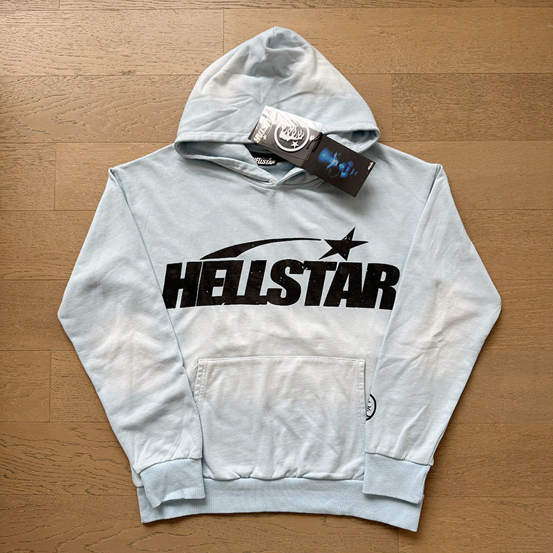 American fashion brand hooded loose men's hooded sweatshirt foreign trade street casual jacket women's hoodie suit