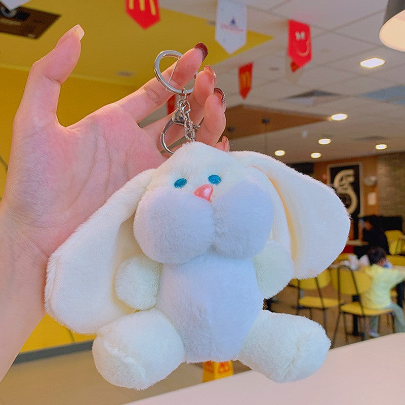 Cartoon Kuromi Plush Keychain Cute Schoolbag Pendant Keychain Pendant Boutique