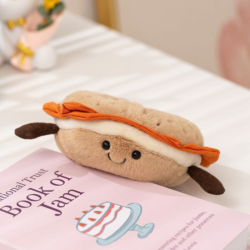 jelly cats fun bread story plush toy doll manufacturers wholesale snacks pillow grab machine doll gift