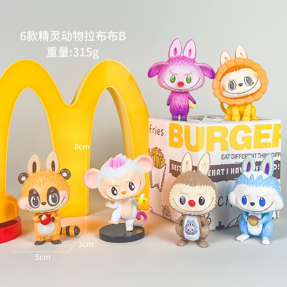 Sonny Angel figure car phone sticker cheek support blind box set decoration Cupid trendy play anime