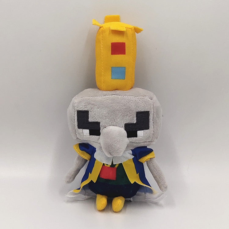My world plush toys Ender Dragon Turtle Sitting Creeper Zombie Parrot Doll Dolphin Salamander Doll