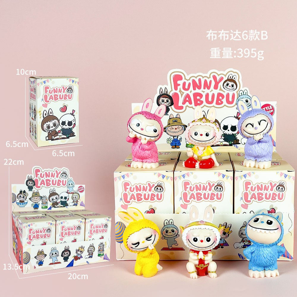 Sonny Angel figure car mobile phone sticker cheek support blind box set decoration Cupid trendy play anime