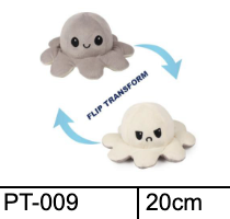 Reversible Octopus Plush toys 20cm
