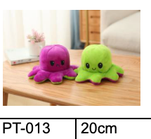 Reversible Octopus Plush toys 20cm