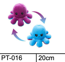 Reversible Octopus Plush toys 20cm