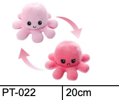 Reversible Octopus Plush toys 20cm