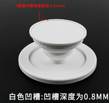 MagSafe strong magnetic airbag holder ultra-thin portable lazy telescopic transparent magnetic airbag mobile phone holder
