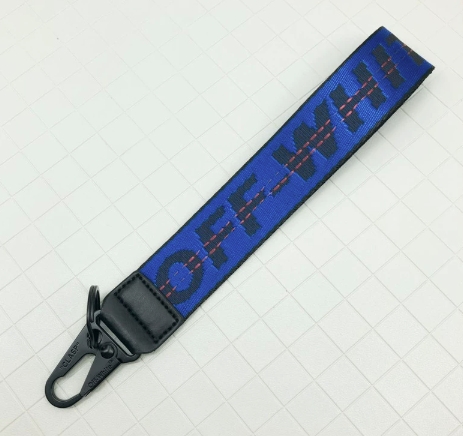 Off-White keychain canvas embroidered letters bags mobile phones cameras luggage pendants gifts keychain