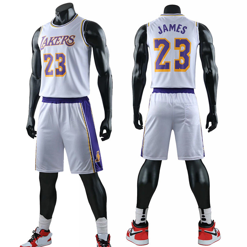 Lakers Jersey James Kobe No. 24 children's class uniform game uniform wholesale basketball uniform suit men's vest