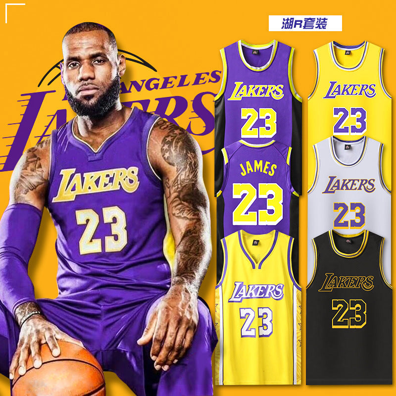 NBA Jersey James Kobe No. 24 children's class uniform game uniform wholesale basketball uniform suit