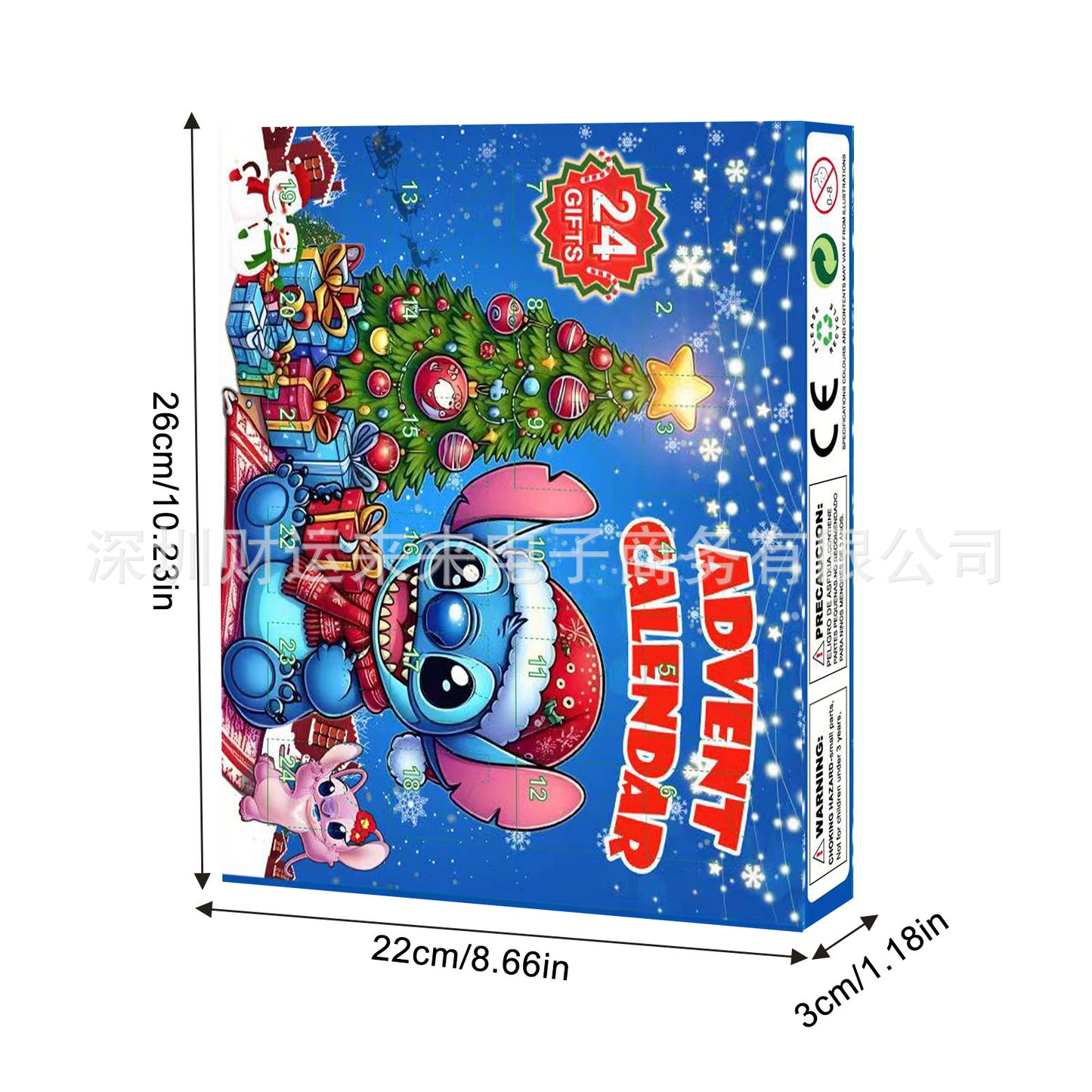 2025 Christmas Advent Calendar Lilo & Stitch Blind Box 24-day Countdown