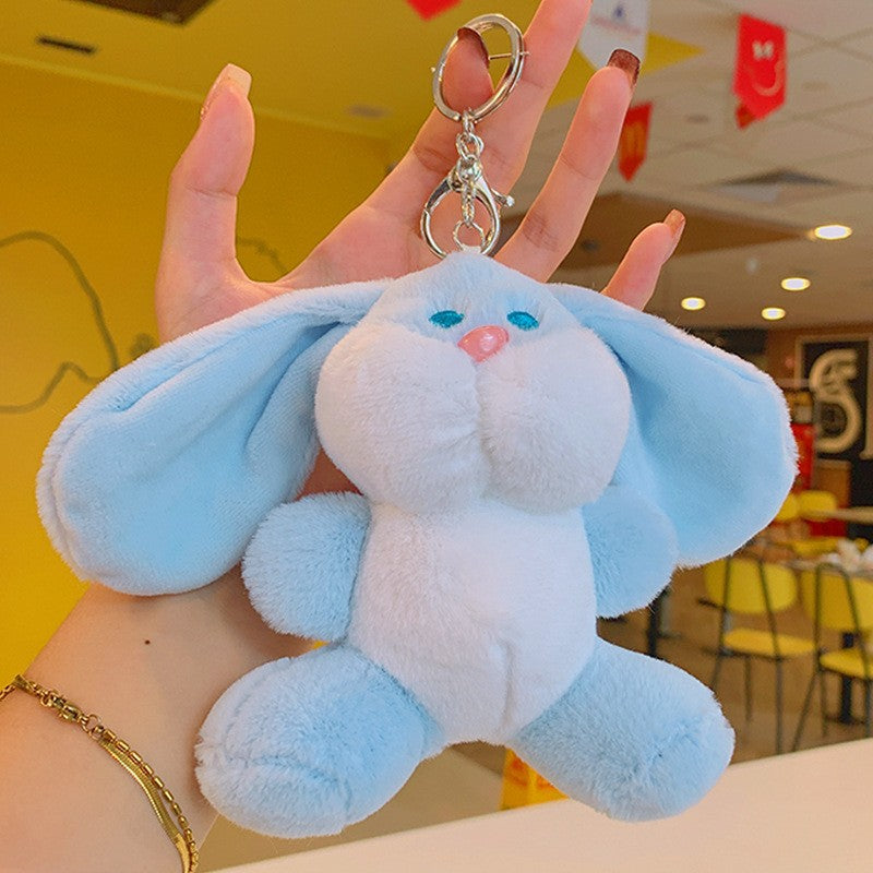 Cartoon Kuromi Plush Keychain Cute Schoolbag Pendant Keychain Pendant Boutique