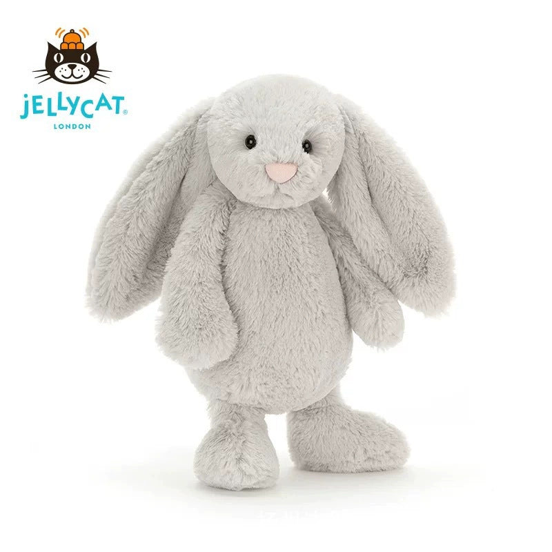 Jellycat plush toys with complete labels, including the Sun, Barcelona Bear cub, and Flying Dragon plush toys, available for wholesale as gifts